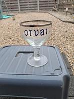 Oud email bierglas orval, Ophalen of Verzenden