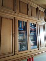 GROTE MASSIEVE BOEKENKAST, Huis en Inrichting, Ophalen, KLASSIEK, Eikenhout, 200 cm of meer