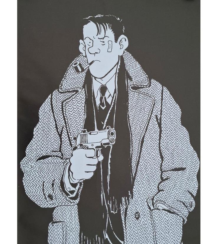Nestor Burma XXL-poster van Jacques Tardi ✅ Nieuw, Verzamelen, Stripfiguren, Nieuw, Plaatje, Poster of Sticker, Overige figuren