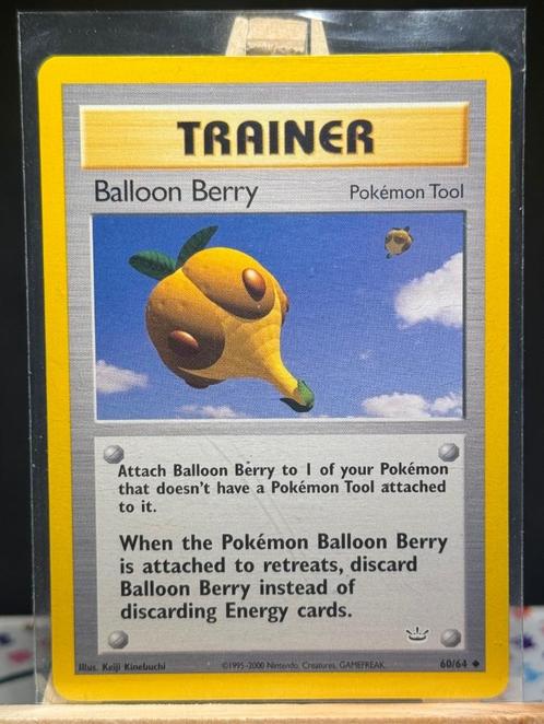 - Neo Revelation - Balloon Berry 60/64 - Uncommon -, Hobby en Vrije tijd, Verzamelkaartspellen | Pokémon, Zo goed als nieuw, Losse kaart