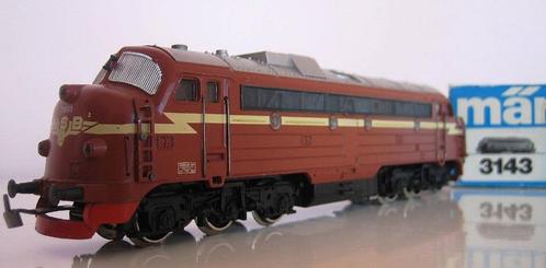 Marklin 3143 ( NSB ), Hobby en Vrije tijd, Modeltreinen | H0, Nieuw, Locomotief, Wisselstroom, Märklin, Ophalen of Verzenden