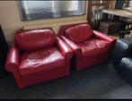 Artifort Leolux Maastricht 1960 leder zetel, Huis en Inrichting, Ophalen, Gebruikt
