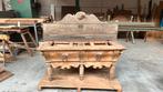 Rustieke beenhouwerstafel te restaureren, Tuin en Terras, Tuinvazen, Ophalen, Gebruikt