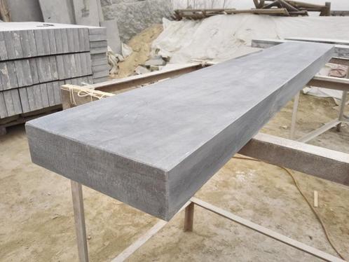 Dorpel - verschillende maten - hardsteen met watergroef, Doe-het-zelf en Bouw, Metselstenen, Nieuw, Natuurstenen, Ophalen