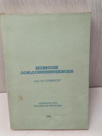 Zeebrugse oorlogsherinneringen Vic Gysbrecht wo2 beschikbaar voor biedingen