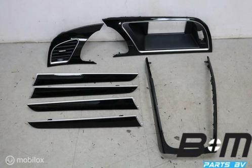 Set nieuwe lakzwarte sierlijsten Audi A5 8T 8K0867409J, Auto-onderdelen, Dashboard en Schakelaars, Gebruikt