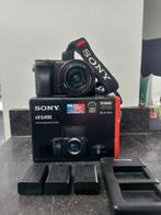 Sony a6400 + kitlens + 3 batterijen, Audio, Tv en Foto, Ophalen, Gebruikt, Compact, Sony