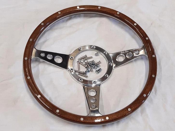 Stuur Moto-Lita, dished, Woodrim 13 Classic Mini, Auto-onderdelen, Besturing, Mini, Rover, Austin, Nieuw, Ophalen