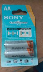 Piles rechargeable AA la marque Sony, TV, Hi-fi & Vidéo, Batteries, Rechargeable, Enlèvement ou Envoi, Neuf