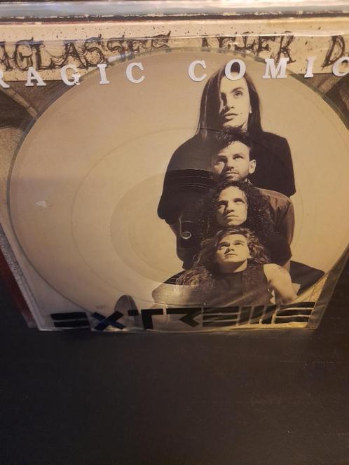12" - extreme - tragic comic - picture disk, Cd's en Dvd's, Vinyl | Hardrock en Metal, Zo goed als nieuw, Ophalen of Verzenden