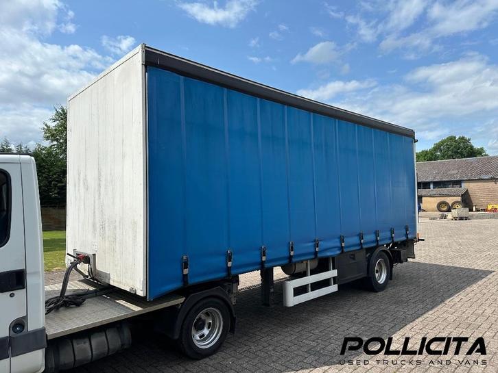 BE trailer / Schuifzeilen / Laadklep, Auto's, Bestelwagens en Lichte vracht, Bedrijf, ABS, Overige merken, Blauw, Ophalen