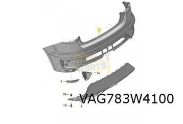 Seat Ibiza (4/12-7/15) Achterbumper (3-drs. / versie Sport)  beschikbaar voor biedingen