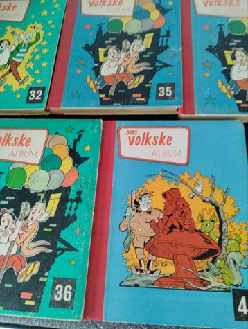 Ons volkske, albums 32, 35, 35, 36, 44. begint 1959 beschikbaar voor biedingen