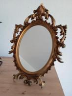 vintage goudkleurige spiegel, Ophalen of Verzenden