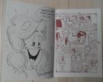originele dédicace / tekening van Leo Timmers, Ophalen
