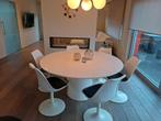 Eettafel met 6 stoelen, Huis en Inrichting, Tafels | Eettafels, Ophalen, Rond, Modern