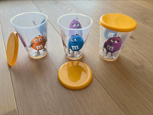 3 bekers van M&M’s uit de M&M winkel, Verzamelen, Merken en Reclamevoorwerpen, Nieuw, Verpakking, Ophalen of Verzenden