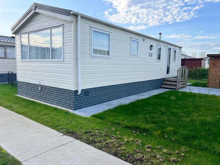 CORFU 1000x370/2 AFGEWERKT@POLDERPARK 2 NIEUWPOORT BAD, Caravans en Kamperen, Stacaravans, Ophalen