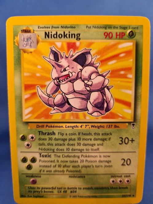 Nidoking 31/110 - Legendary Collection, Hobby en Vrije tijd, Verzamelkaartspellen | Pokémon, Zo goed als nieuw, Verzenden