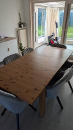 houten eettafel uitschuifbaar / verlengbaar, Ophalen, Gebruikt