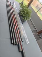 Shimano vaste stok 11.5 m 2 topsets +1cupset + foedraal, Watersport en Boten, Hengelsport | Witvissen, Ophalen, Zo goed als nieuw