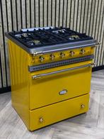 Luxe Lacanche Fornuis 70cm Geel met Messing + Gasoven, Elektronische apparatuur, Ophalen of Verzenden, Grill, Elektrisch