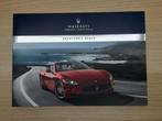 Maserati Grancabrio range brochure/catalogue, Enlèvement ou Envoi, Comme neuf