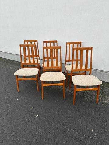 6 Deense stoelen van Schionning & Elgaard beschikbaar voor biedingen