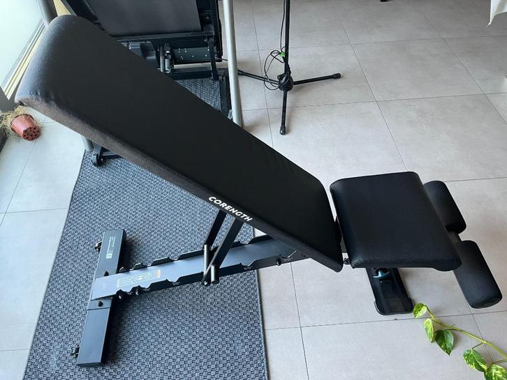Verstelbare bench/ fitnessbank (BIJNA NOOIT GEBRUIKT!), Sport en Fitness, Fitnessapparatuur, Nieuw, Overige typen, Armen, Benen