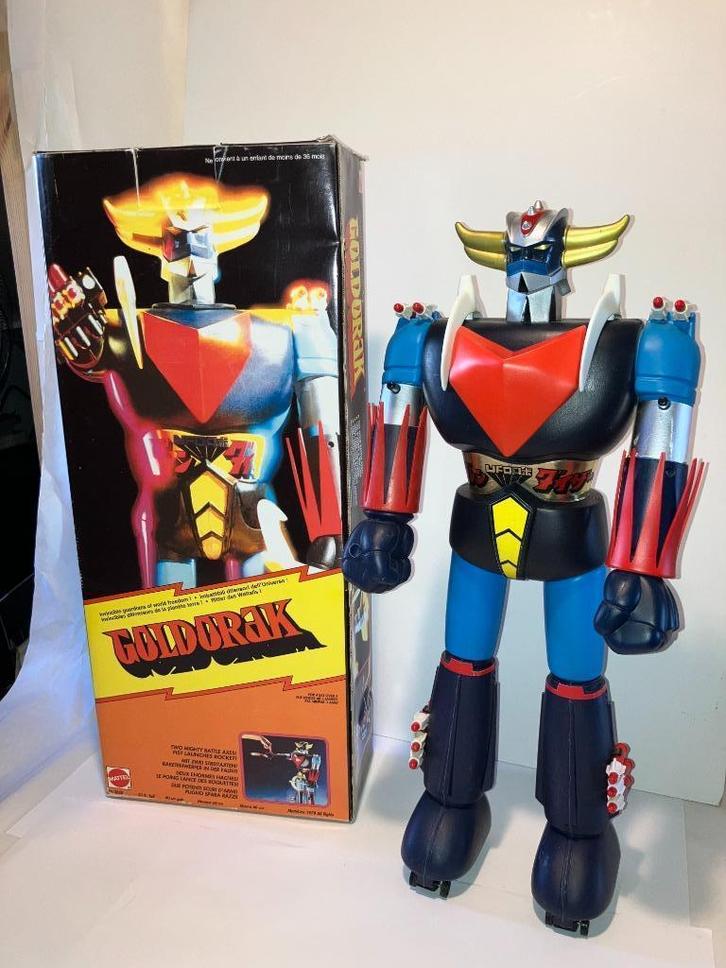 Goldorak jumbomachine 60 cm Mattel 2 uitwerppunten cu, Verzamelen, Speelgoed, Ophalen of Verzenden