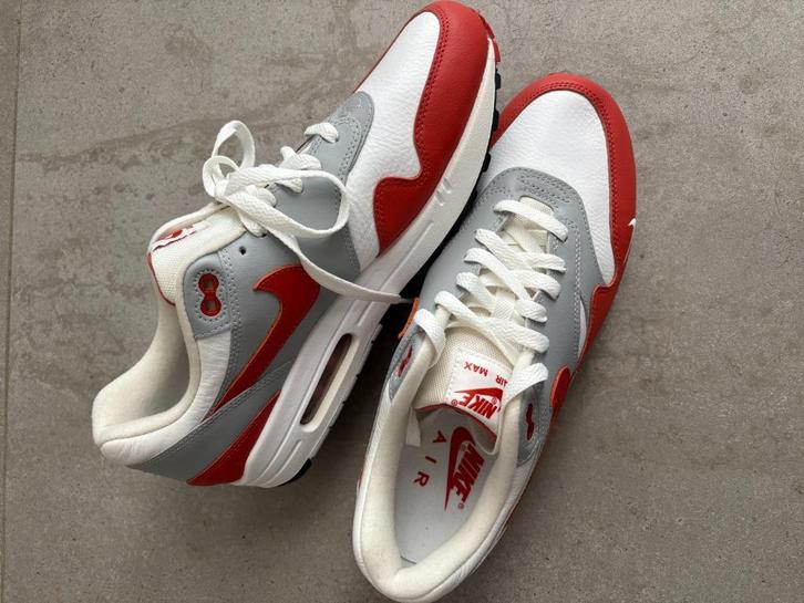 Heren Sneakers Nike Air Max 44.5 EU Wit, Kleding | Heren, Schoenen, Zo goed als nieuw, Sneakers, Wit, Ophalen