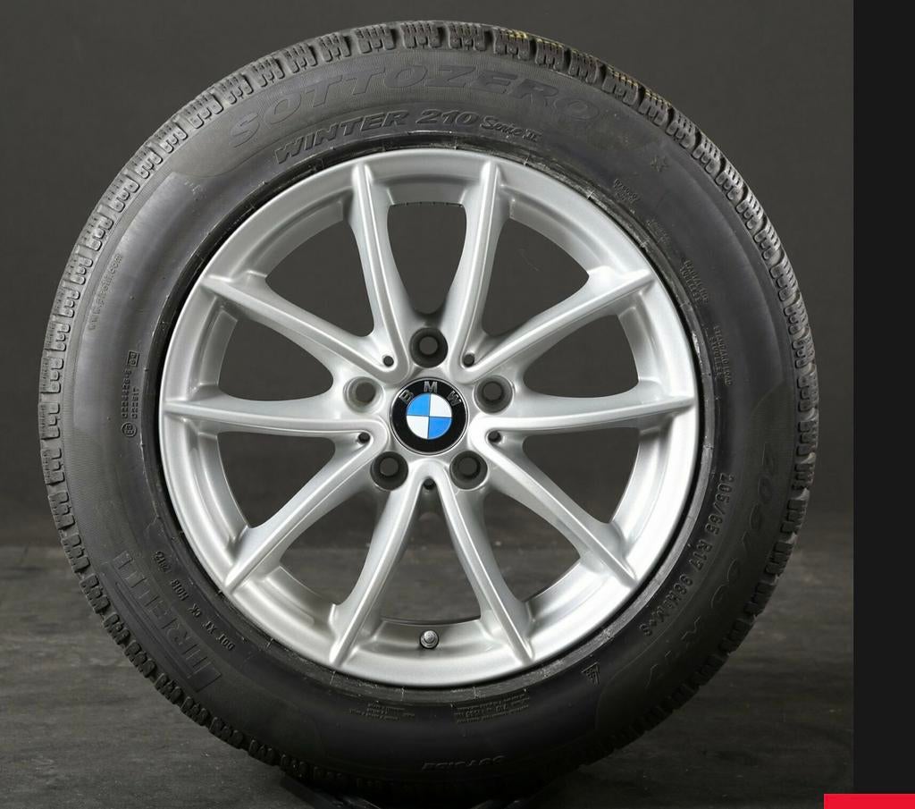 BMW X3 Jantes et Pneus Hiver 225 60 17 pouces d origine, Autos : Divers, Accessoires de voiture, Utilisé, Enlèvement