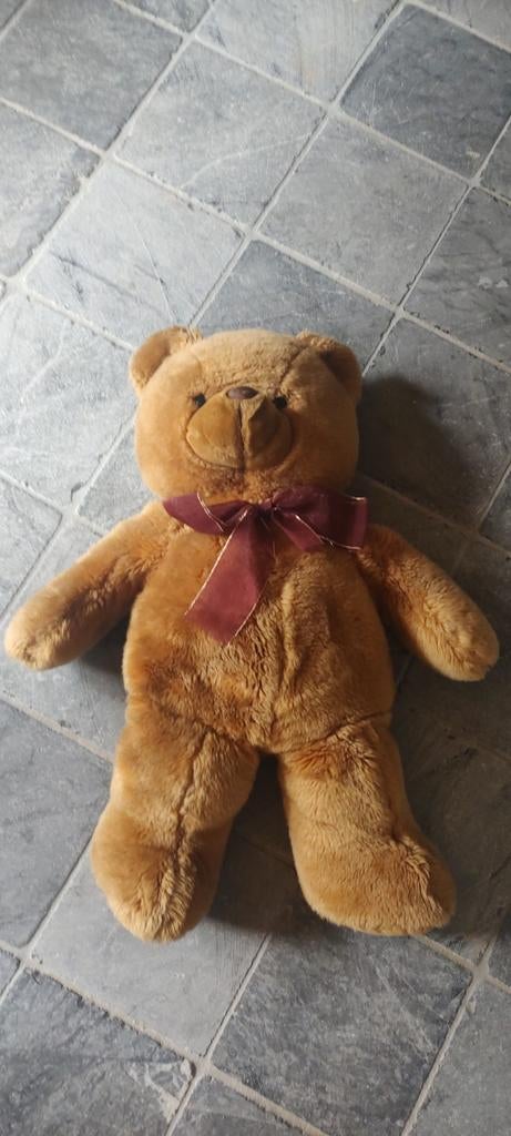Ours en peluche doux grand ours en peluche 60 cm, Enfants & Bébés, Enlèvement ou Envoi, Utilisé