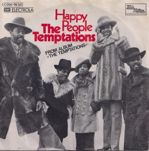 The Temptations – Happy people  – Single, Cd's en Dvd's, Vinyl Singles, Gebruikt, Single, R&B en Soul, 7 inch, Ophalen of Verzenden
