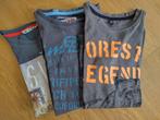 longsleeves, 3x, maat 134 - 140, Ophalen of Verzenden, Gebruikt, Maat 134
