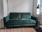 Groene fluwelen sofa / green velvet sofa, Ophalen, Overige materialen, 150 tot 200 cm, Driepersoons