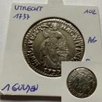 1 Gulden zilver Utrecht 1737, Zilver, 1 gulden, Ophalen of Verzenden