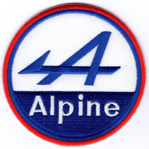 Renault Alpine stoffen opstrijk patch embleem #4, Verzamelen, Automerken, Motoren en Formule 1, Nieuw, Verzenden