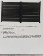 Draaipoort + bevestigingspaal, Doe-het-zelf en Bouw, Zonnepanelen en Toebehoren, Nieuw, Ophalen of Verzenden