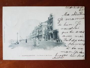 Postkaart Blankenberge Blankenberghe La digue & les villas beschikbaar voor biedingen