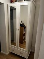 Witte Kleerkast met spiegeldeuren (Nieuw:4 maand oud), Huis en Inrichting, Kasten | Kleerkasten, Ophalen, 200 cm of meer, 50 tot 100 cm