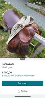 Pony zadel, Dieren en Toebehoren, Paarden en Pony's | Zadels, Ophalen, Gebruikt