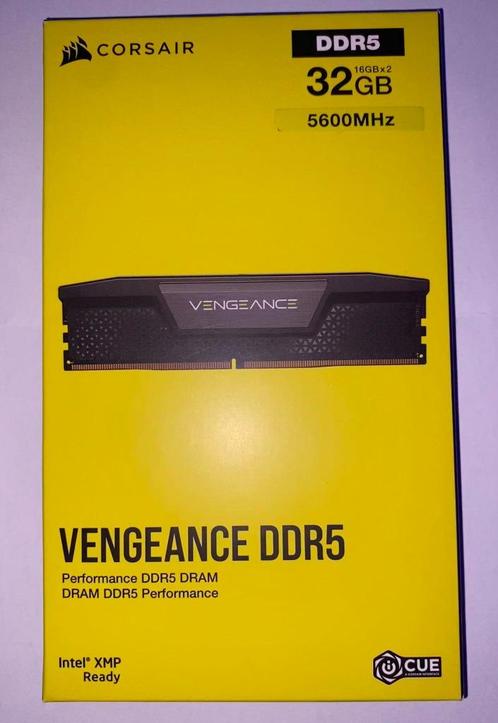 Corsair Vengeance DDR5 5600 32Gb RAM, Informatique & Logiciels, Mémoire RAM, Comme neuf, Desktop, 32 GB, DDR5, Enlèvement