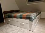IKEA BRIMNES bed – nieuw, Ophalen, Zo goed als nieuw, Wit