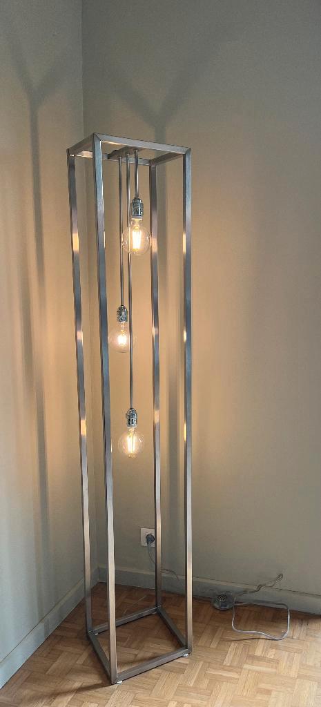 Vintage design retro lamp staanlamp vloerlamp leeslamp, Huis en Inrichting, Lampen | Vloerlampen, Zo goed als nieuw, 150 tot 200 cm