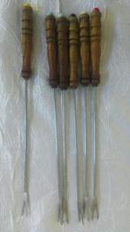 Vintage 6 fourchettes a fondue ou a barbecue, Enlèvement ou Envoi, Comme neuf