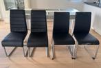 Stoelen, Huis en Inrichting, Stoelen, Ophalen, Gebruikt, Zwart, Vier