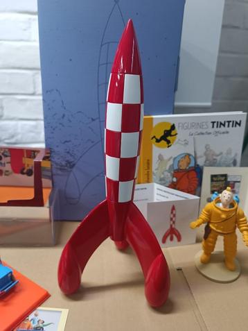 fusee officielle moulinsart 30 cm tintin disponible aux enchères