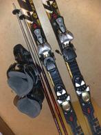 SKIS SALOMON IMPECCABLE +BATTONS + CHAUSSURES ETATS IMPECCAB, Ski, Enlèvement, 140 à 160 cm, Utilisé