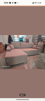 Omvormbare 3-zits slaapbank, Huis en Inrichting, Slaapkamer | Slaapbanken, Verzenden, Nieuw, Grijs, 160 cm